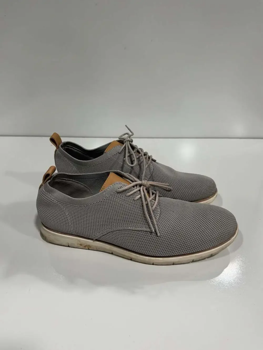 Goodfellow & Co Men's Kev Knit Dress Shoes Gray Size 10